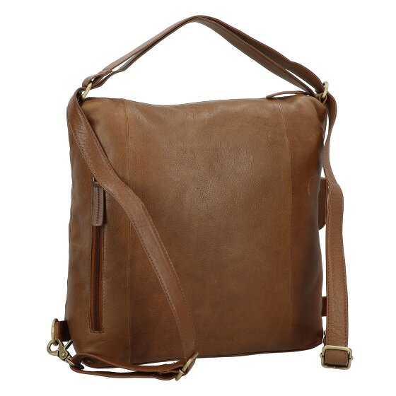 Burkely Natural Norah Schultertasche Leder 32 cm