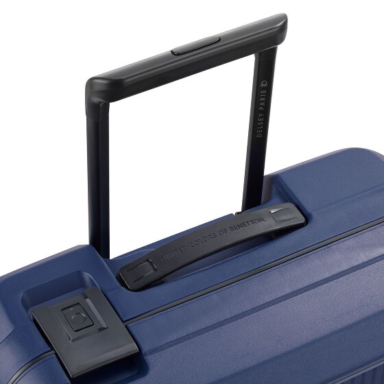 Delsey Paris x United Colors of Benetton Color Block Hardside 4-Rollen Kabinentrolley 55 cm