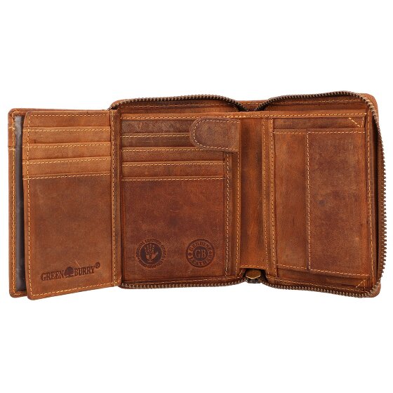 Greenburry Vintage Sternzeichen Geldbörse Leder 10 cm