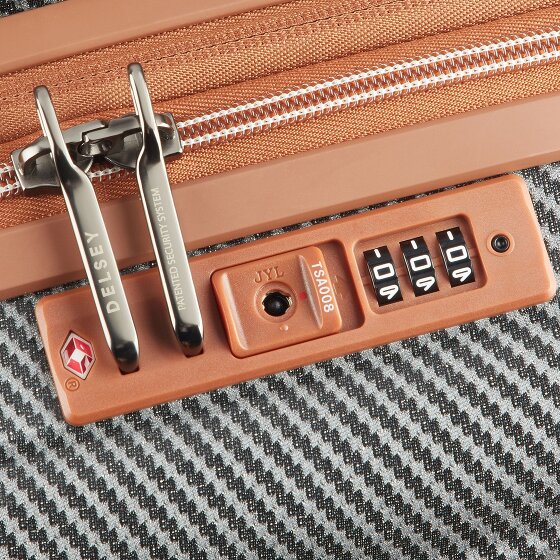 Delsey Paris Helium Ultimate 4 Rollen Kabinentrolley 55 cm mit Dehnfalte