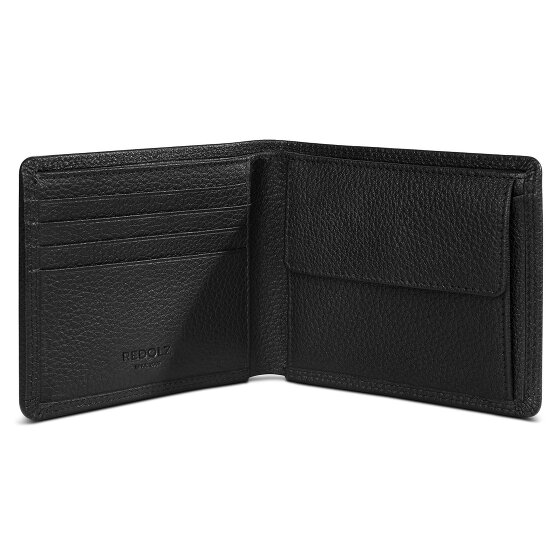 Redolz Leather Essentials QF Geldbörse RFID Leder 11,5 cm