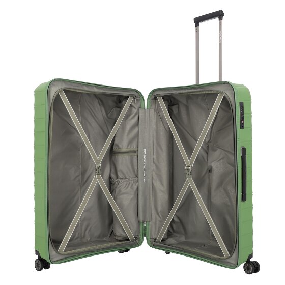 Travelite Mooby 4 Rollen Trolley L 77 cm mit Dehnfalte
