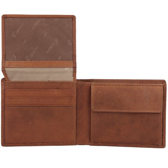 Esquire Dallas Croco Geldbörse RFID Schutz Leder 11 cm