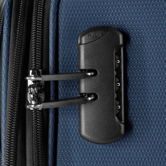 bugatti Valencia Soft 4 Rollen Kabinentrolley S 55 cm mit Dehnfalte