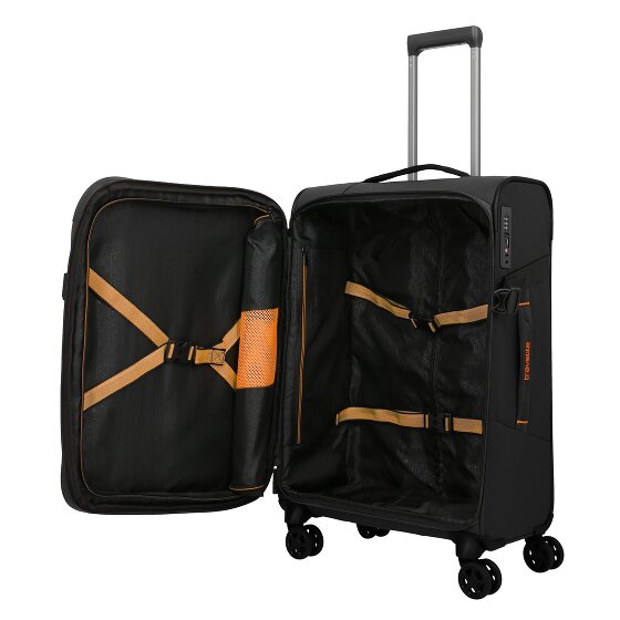 Travelite Briize 4 Rollen Trolley M 67 cm mit Dehnfalte