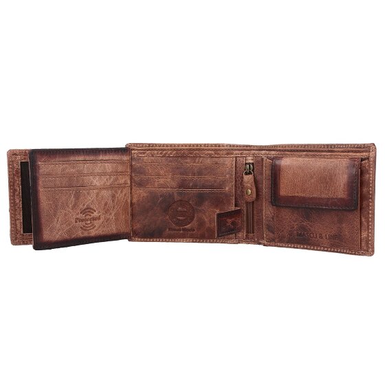 Greenland Nature Mascu & Line Geldbörse RFID Leder 12 cm