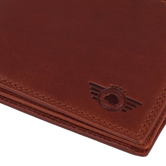 Greenburry Vintage Geldbörse RFID Schutz Leder 12 cm