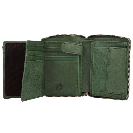 Greenburry Vintage Washed Geldbörse Leder 10 cm