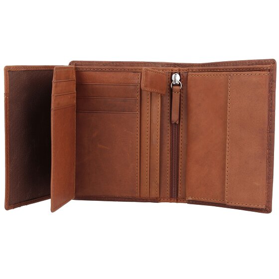 Esquire Croco Geldbörse RFID Schutz Leder 10 cm