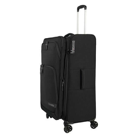 Travelite Kick Off 4 Rollen Trolley L 78 cm mit Dehnfalte
