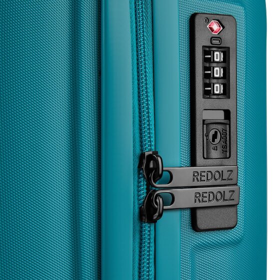 Redolz Pro ABS 4 Rollen Kofferset 3-teilig mit Dehnfalte