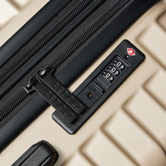 Redolz Essentials 18 4 Rollen Kabinentrolley 55 cm mit Dehnfalte