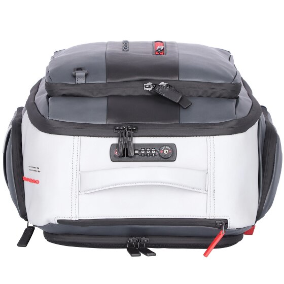 Piquadro Urban 2-Rollen Rucksacktrolley Leder 54 cm Laptopfach