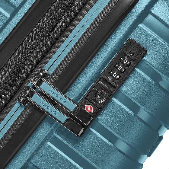 Pactastic Collection 04 THE CABIN + 4 Rollen Kabinentrolley S 55 cm mit Dehnfalte