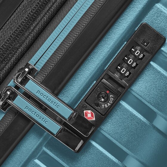 Pactastic Collection 04 THE CABIN + 4 Rollen Kabinentrolley S 55 cm mit Dehnfalte