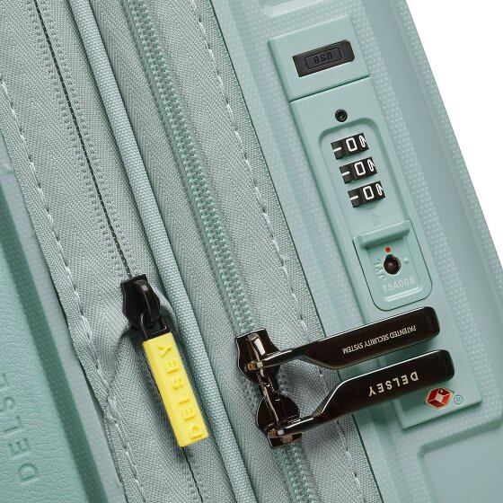 Delsey Paris Lutece 4 Rollen Kabinentrolley 55 cm mit Dehnfalte