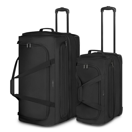 Redolz Duffle Essentials 2-Rollen Reisetasche Set 2 tlg. M+L mit Dehnfalte
