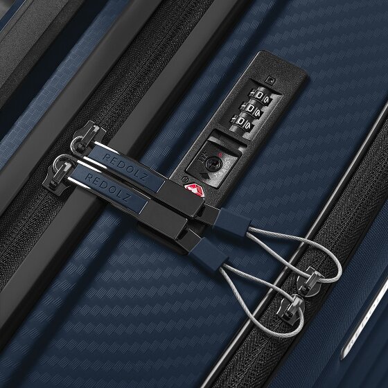 Redolz Essentials 17 4-Rollen Kabinentrolley 55 cm Soft-Pocket Laptopfach