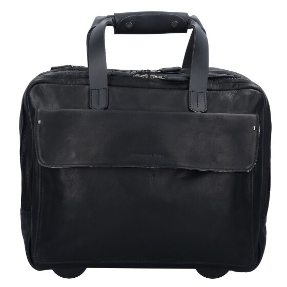 Harold's 2-Rollen Businesstrolley Leder 40 cm Laptopfach Harold's 2-Rollen Businesstrolley Leder 40 cm Laptopfach