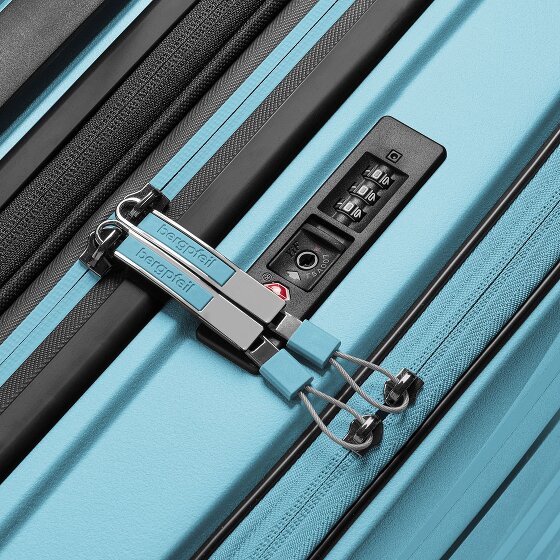 Bergpfeil Travel 4 Rollen Kabinentrolley 55 cm Laptopfach mit Dehnfalte