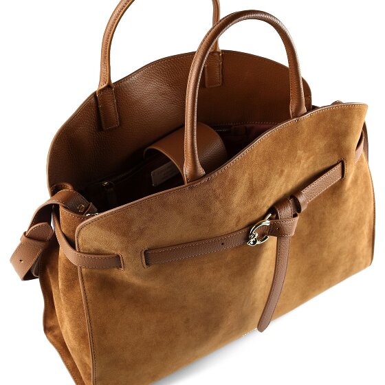 Coccinelle Sabine Suede Handtasche Leder 43 cm