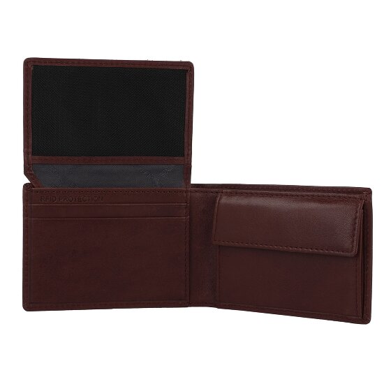 Braun Büffel Arezzo Geldbörse RFID Schutz Leder 10.5 cm