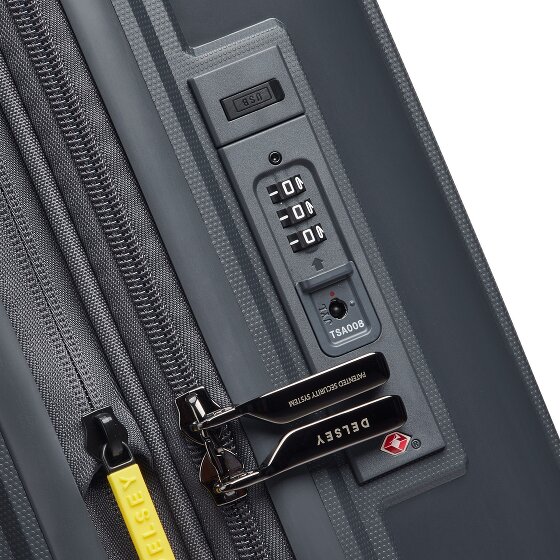 Delsey Paris Lutece 4 Rollen Kabinentrolley 55 cm mit Dehnfalte