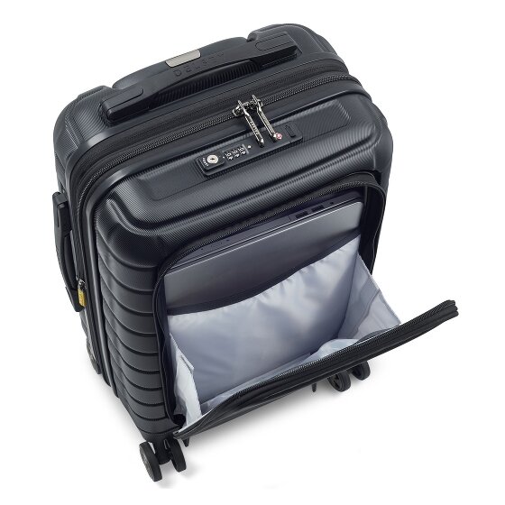 Delsey Paris Shadow 5.0 4-Rollen Kabinentrolley 55 cm Laptopfach mit Dehnfalte
