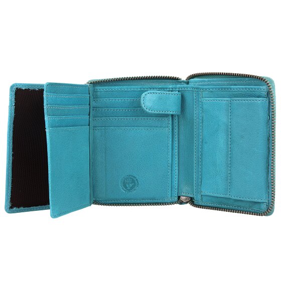 Greenburry Vintage Washed Geldbörse Leder 10 cm
