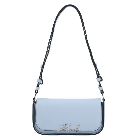 Karl Lagerfeld Signature Schultertasche Leder 24 cm