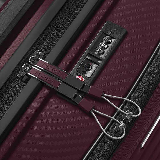 Redolz Essentials 17 4-Rollen Kabinentrolley 55 cm Soft-Pocket Laptopfach
