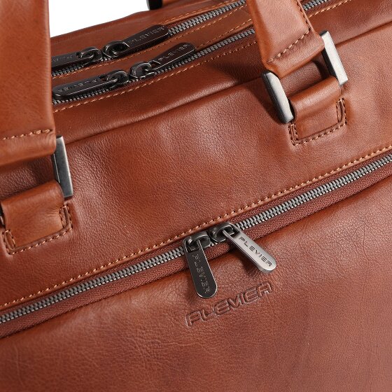 Plevier Vintage Larry Aktentasche Leder 40 cm Laptopfach