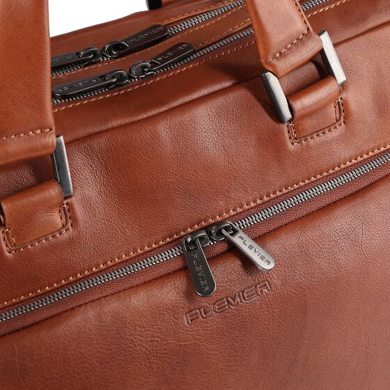 Plevier Vintage Larry Aktentasche Leder 40 cm Laptopfach