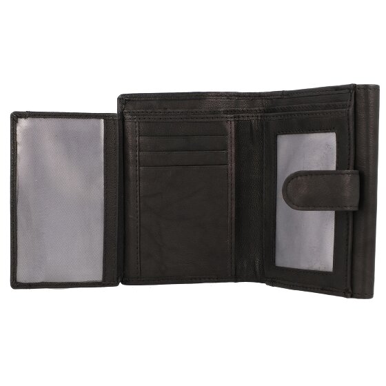 Greenburry Basic Geldbörse RFID Leder 13 cm