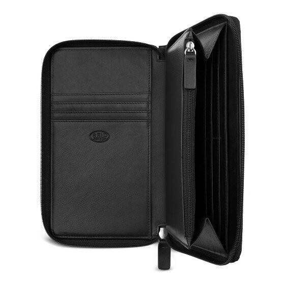 bugatti Romeo Clutch Tasche RFID Schutz Leder 22 cm