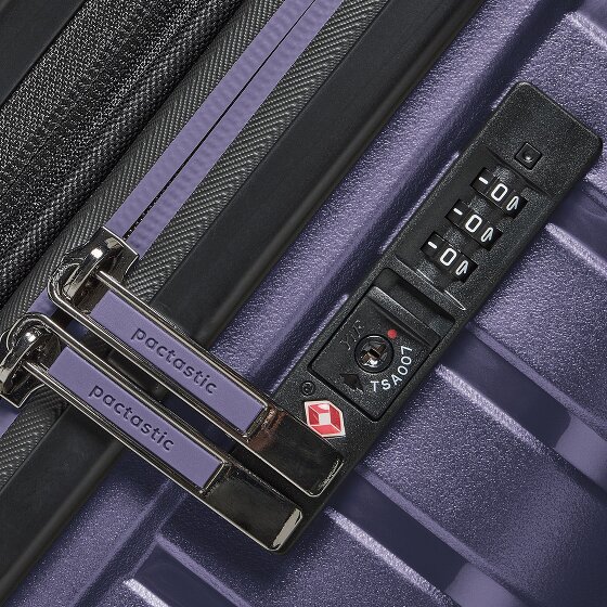 Pactastic Collection 04 THE CABIN + 4 Rollen Kabinentrolley S 55 cm mit Dehnfalte