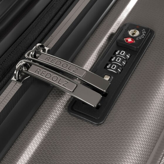 Redolz Essentials 14 4 Rollen Kabinentrolley 55 cm mit Dehnfalte