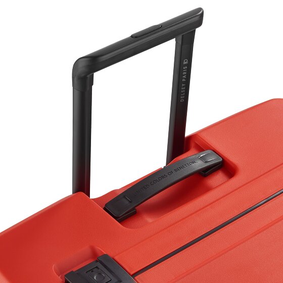 Delsey Paris x United Colors of Benetton Color Block Hardside 4-Rollen Trolley 76 cm