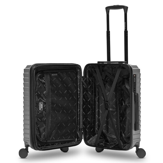 Redolz Essentials 18 4 Rollen Kabinentrolley 55 cm mit Dehnfalte