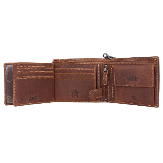 Greenburry Racing Collection Dallas Geldbörse RFID Leder 12,5 cm