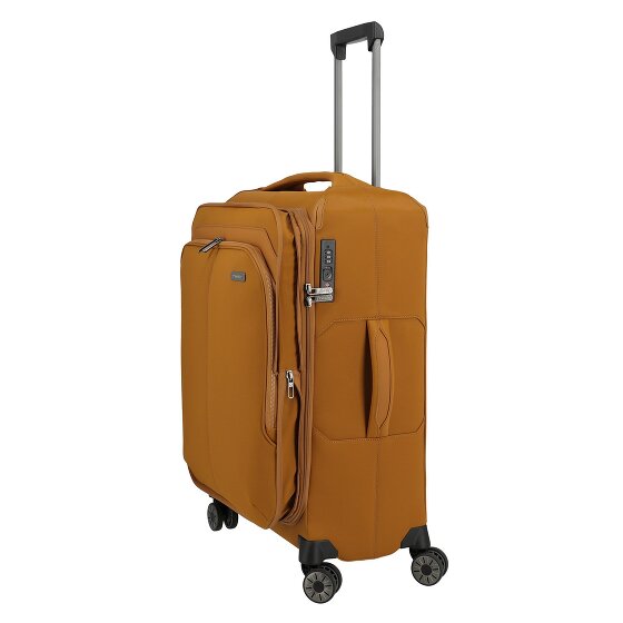 Travelite Priima 4 Rollen Kabinentrolley M 68 cm mit Dehnfalte