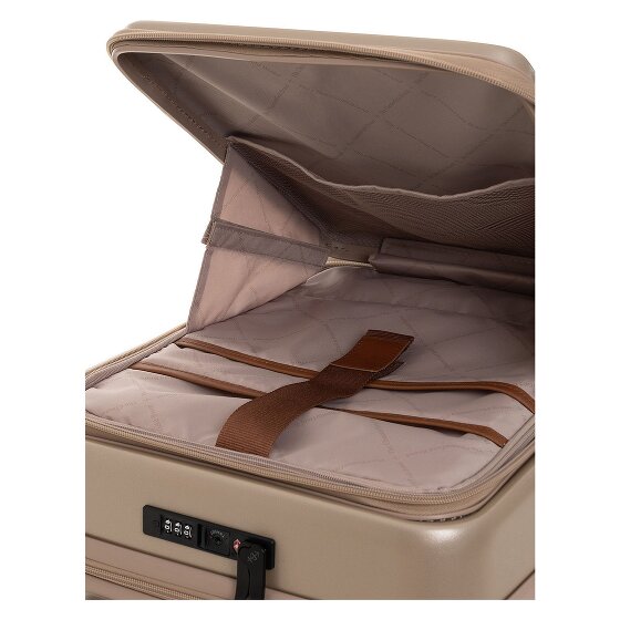 The Chesterfield Brand Zuna 4 Rollen Kabinentrolley S 55 cm Laptopfach
