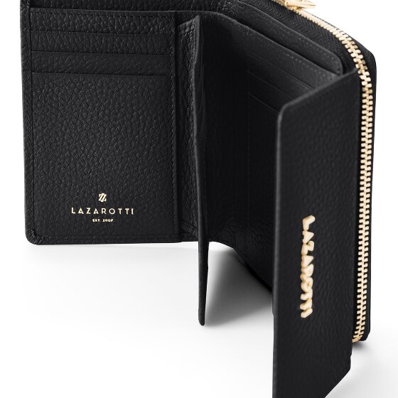 Lazarotti Bologna Leather Zip-Around Geldbörse Leder 12 cm