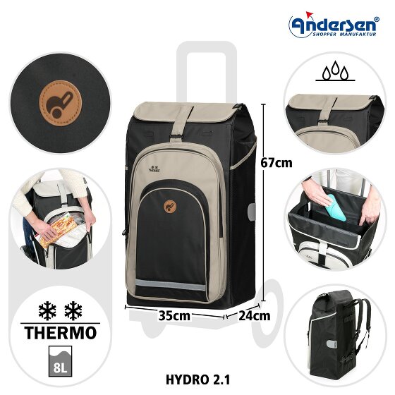 Andersen Shopper Royal Shopper Hydro Einkaufstrolley 67 cm