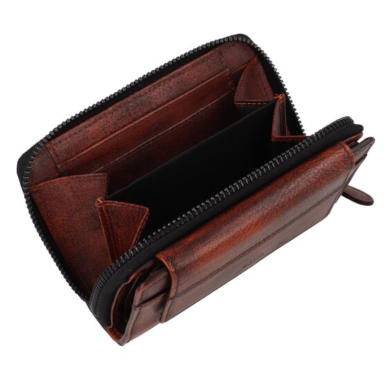 Greenburry Destressed Geldbörse RFID Schutz Leder 13.5 cm