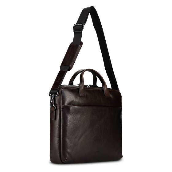Jost London Aktentasche Leder 38 cm Laptopfach