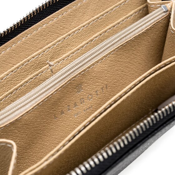 Lazarotti Milano Leather Geldbörse Leder 20 cm