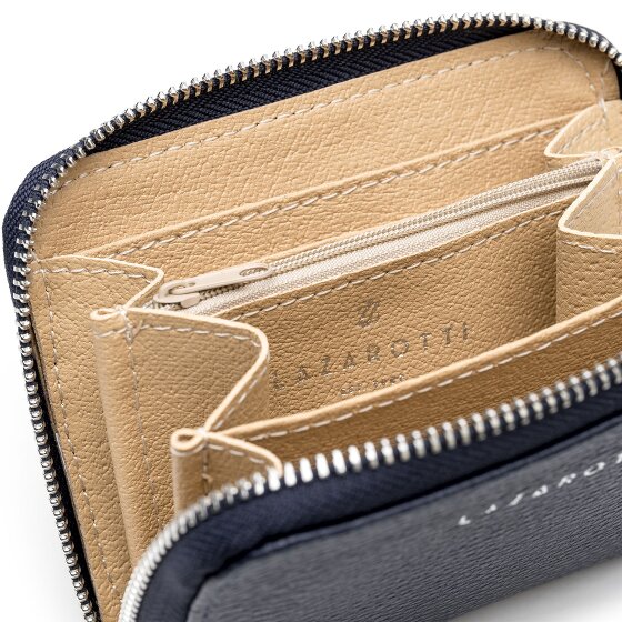 Lazarotti Milano Leather Geldbörse Leder 13,5 cm