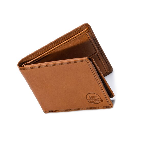 Farmhood Memphis Geldbörse RFID Schutz Leder 12.5 cm