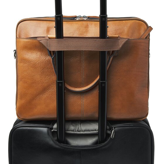 Castelijn & Beerens Rick Aktentasche RFID Schutz Leder 40 cm Laptopfach
